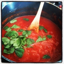 Quick Tomato Sauce - perfect for those Italian moments